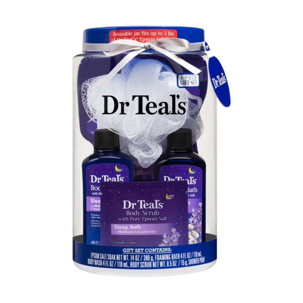 New in Container Dr Teal's 6PC Bath Gift Set